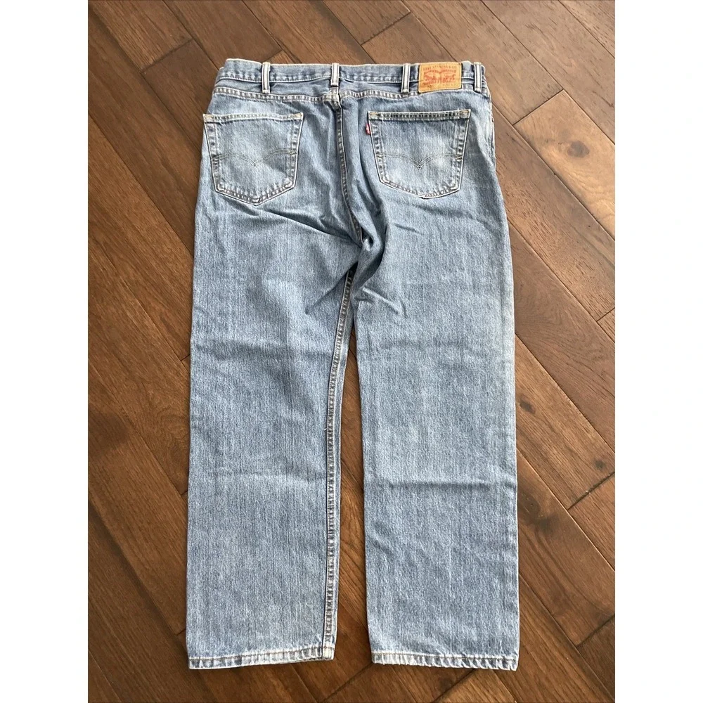 LEVI'S MEN'S‎ 505 Denim Blue Jeans 42X30 Medium Wash